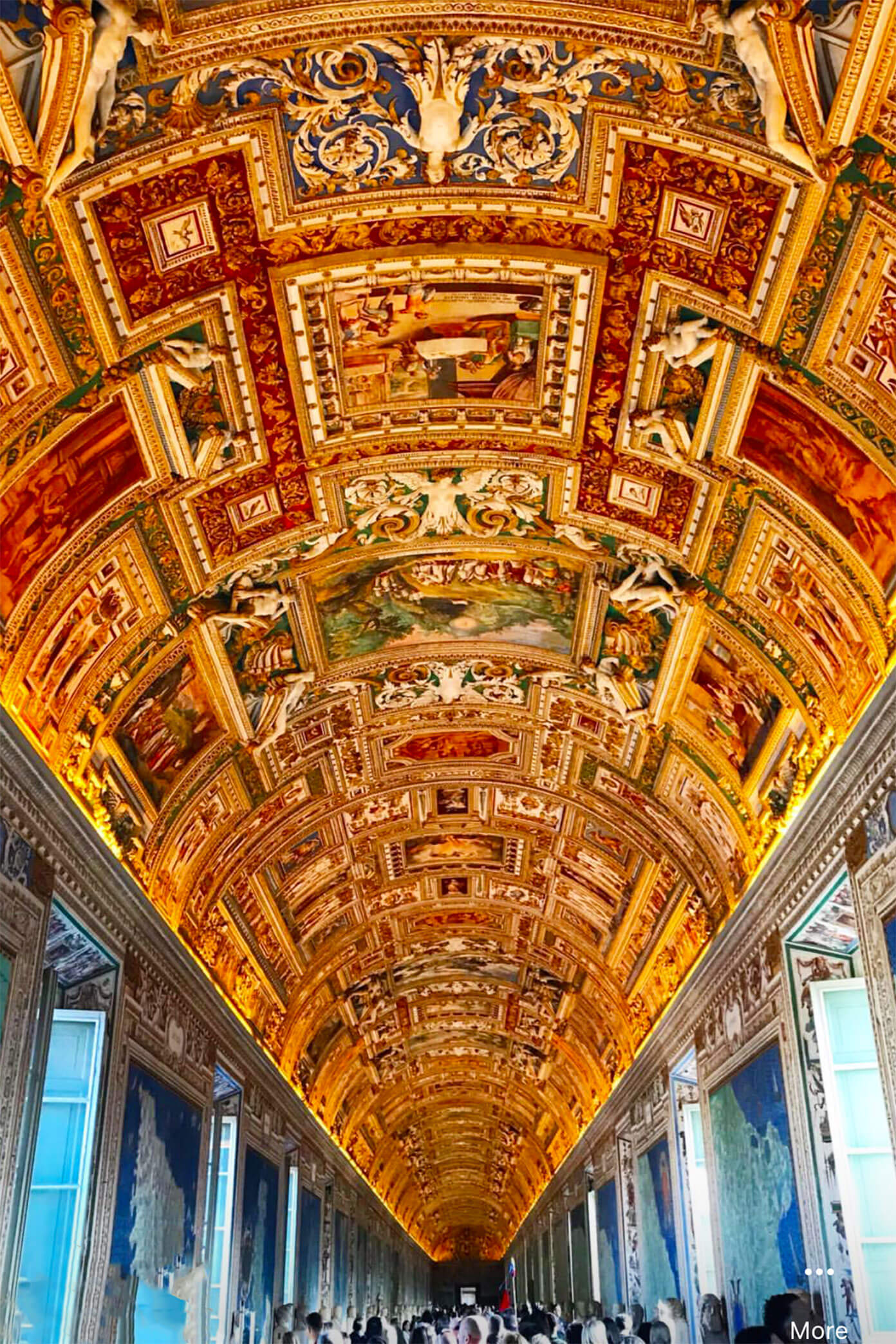 罗马梵蒂冈博物馆天花板