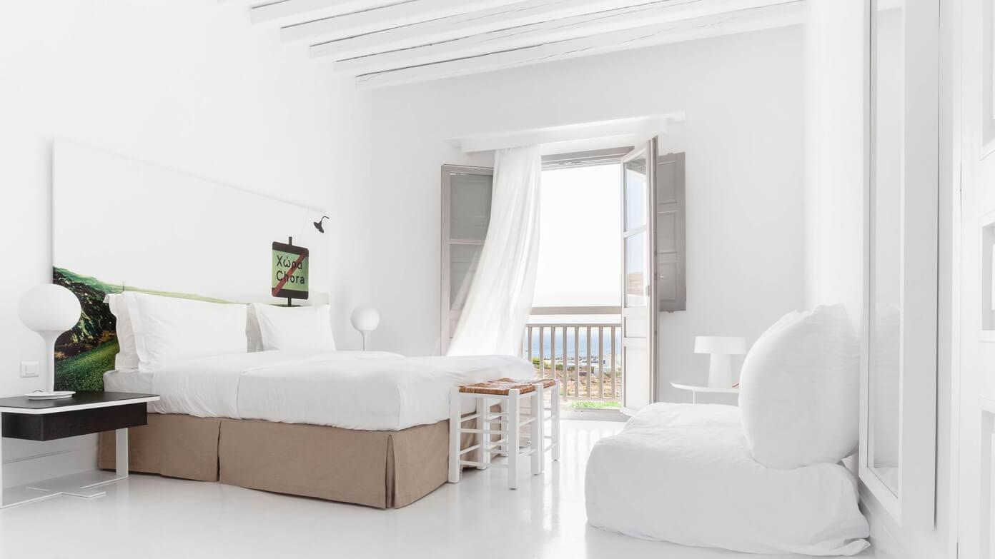美丽的Anemi酒店房间在Folegandros，希腊
