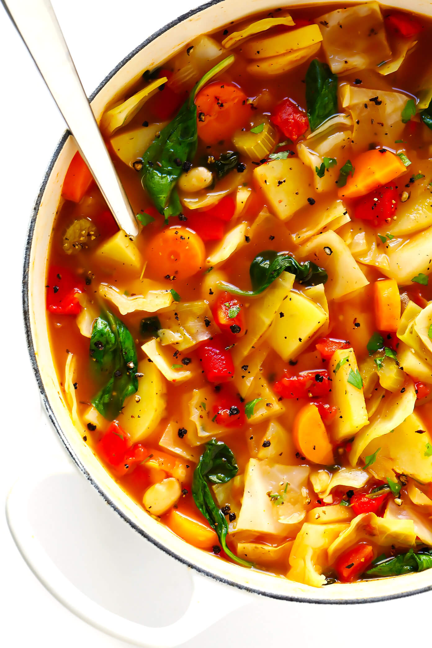 健康辣白菜汤食谱|素食，纯素和无麸质