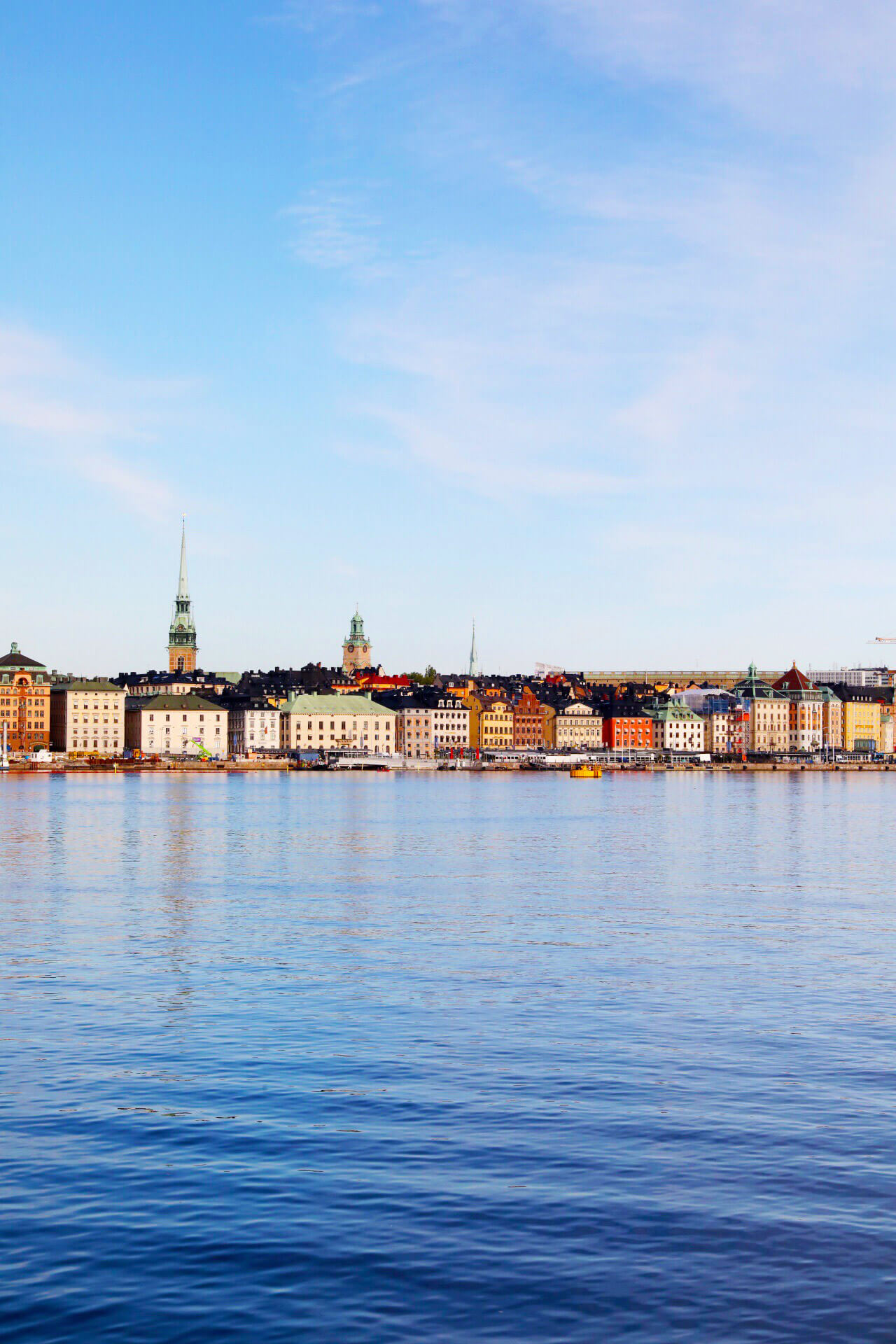 瑞典斯德哥尔摩美丽的天际线