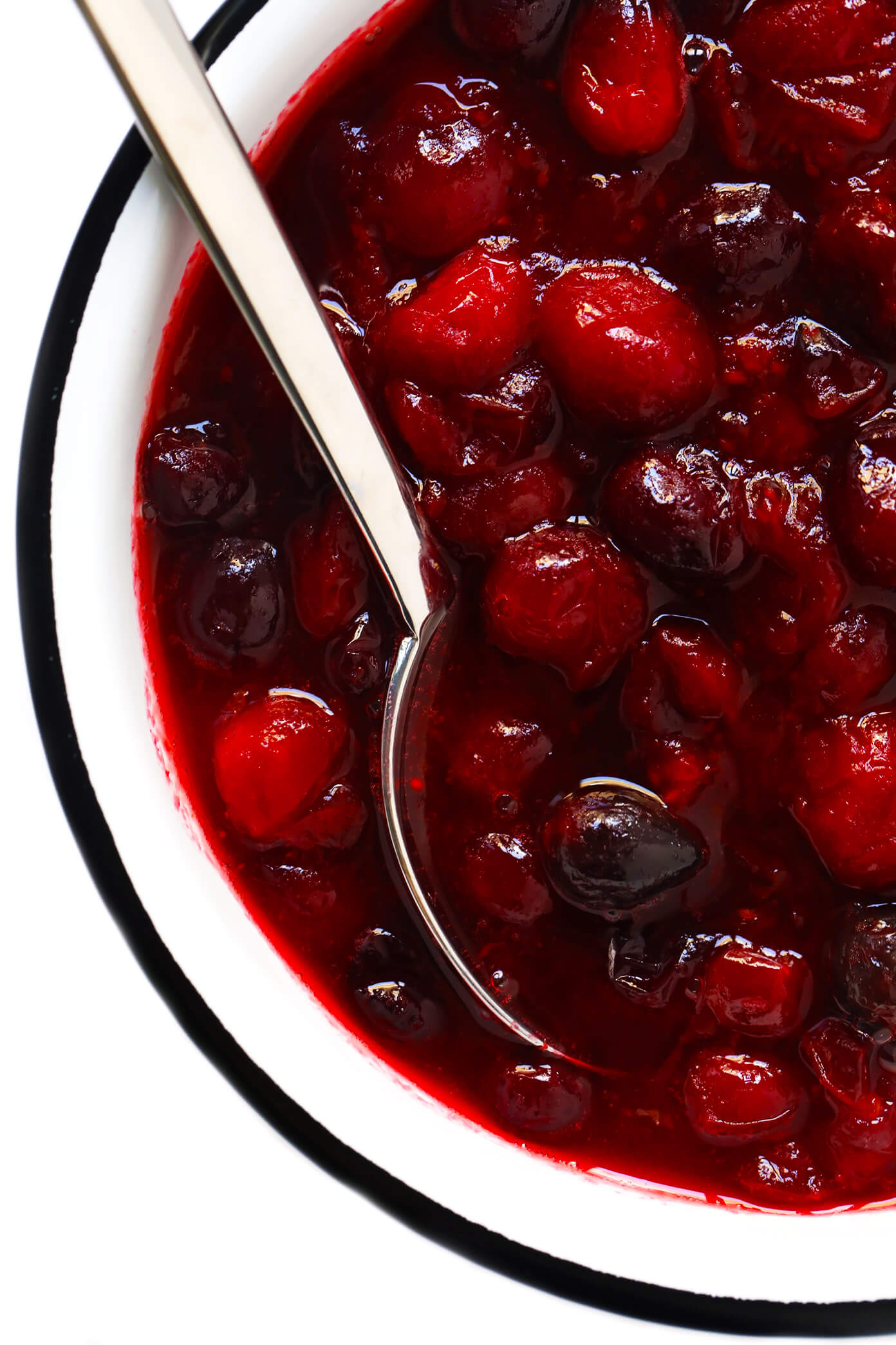 碗里的素食蔓越莓酱食谱