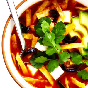 Sopa Azteca(墨西哥玉米饼汤)食谱